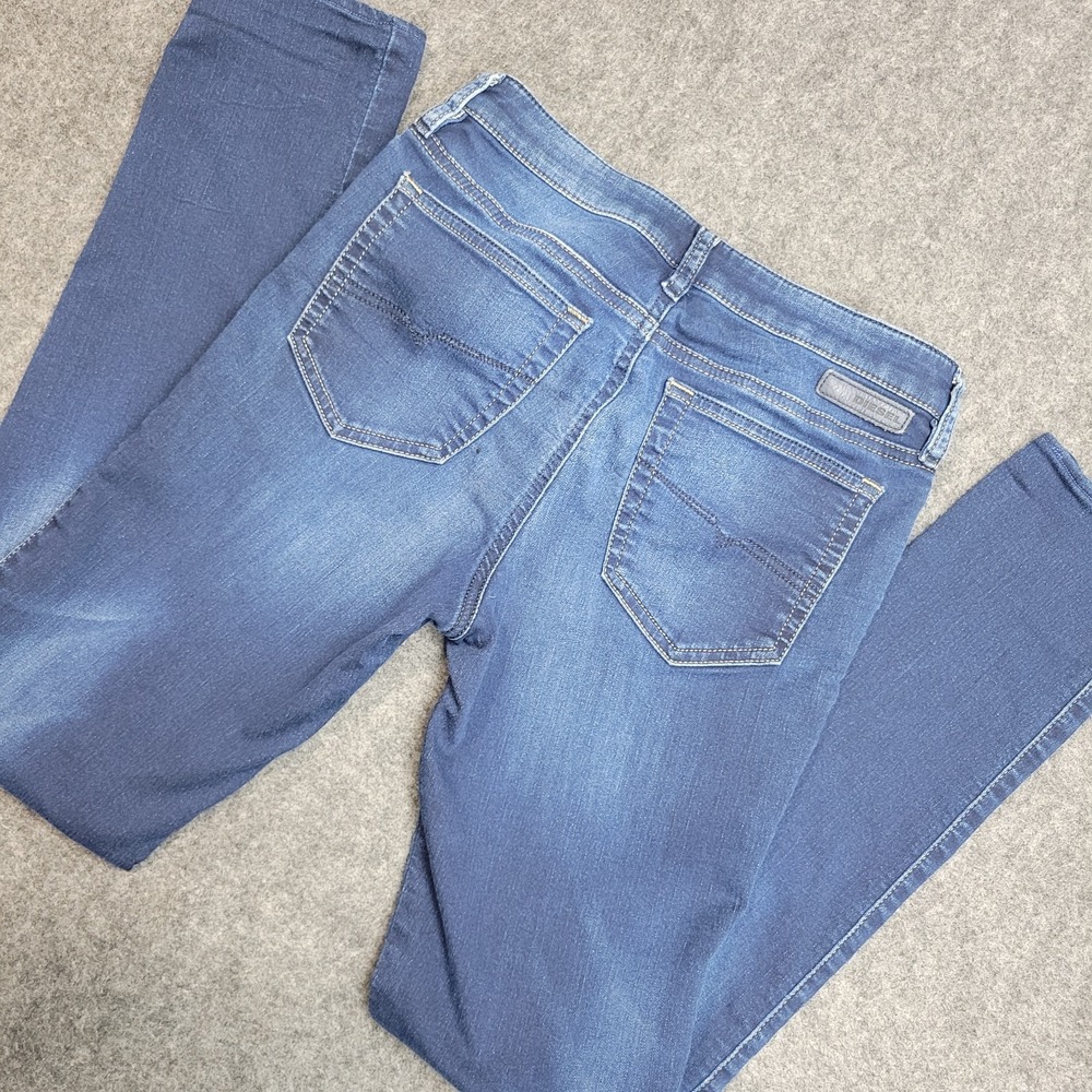 Diesel Jeans Womens 29 Blue Denim Faded Stretch Streetwear Skinzee Ne Grunge